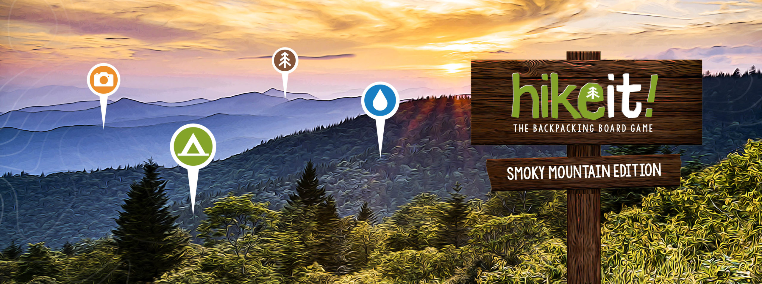 Blue Ridge Parkway Sunset Cowee Mountains Scenic Landscape